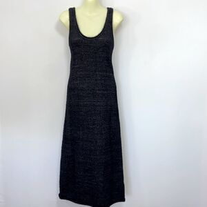 Zara Dress Maxi Deep Violet Lurex Accents NWOT Sz Small